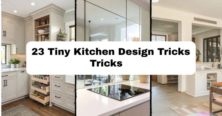 23 Tiny Kitchen Design Tricks That Actually Work
