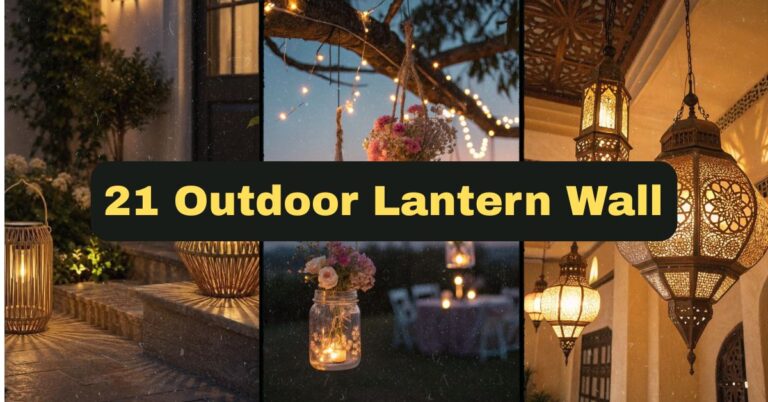 21 Outdoor Lantern Wall Ideas That’ll Transform Your Backyard
