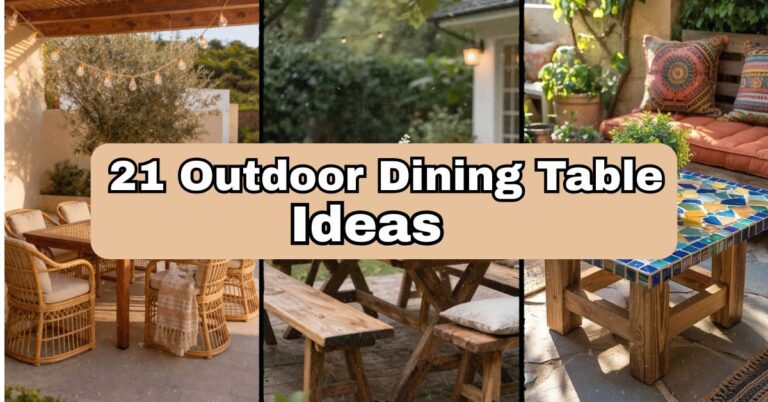 21 Outdoor Dining Table Ideas That’ll Transform Your Backyard