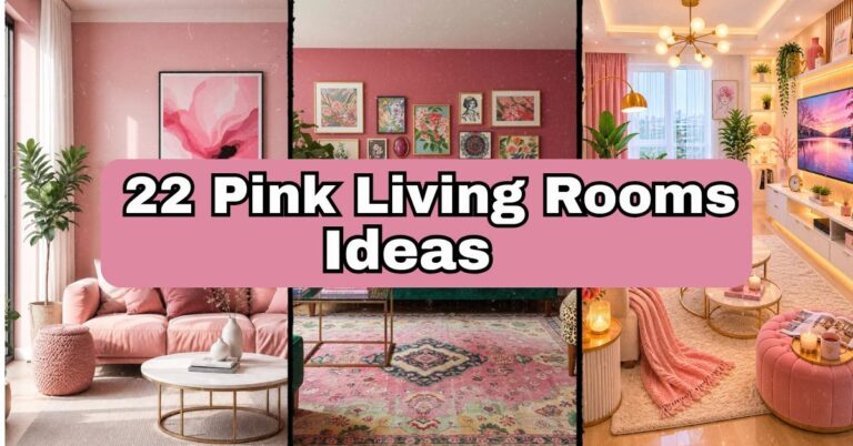 22 Pink Living Rooms Ideas That Prove This Color Isn’t Just for Nurseries