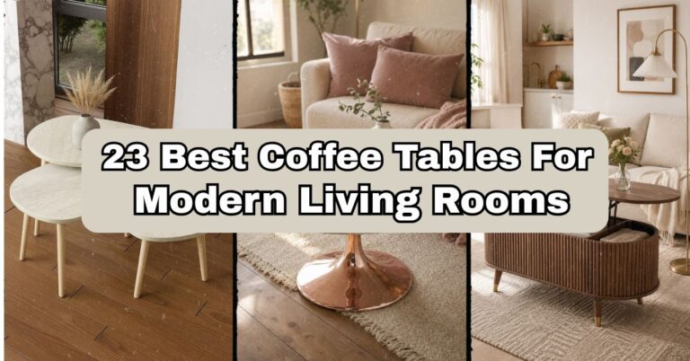 23 Best Coffee Tables For Modern Living Rooms