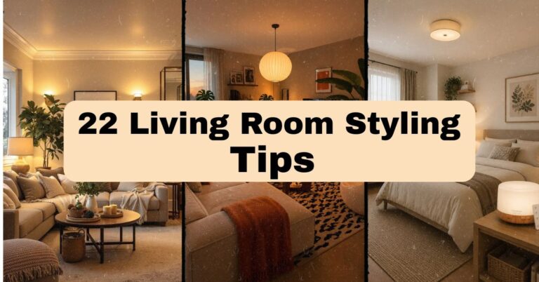 22 Living Room Styling Tips That Actually Work