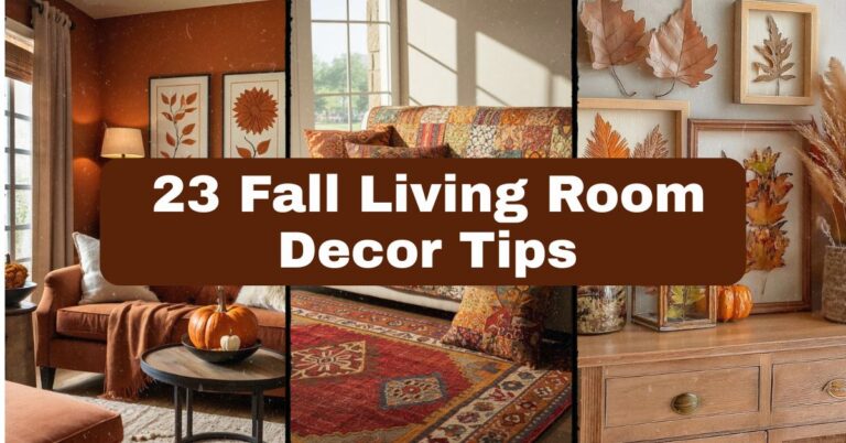 23 Fall Living Room Decor Ideas