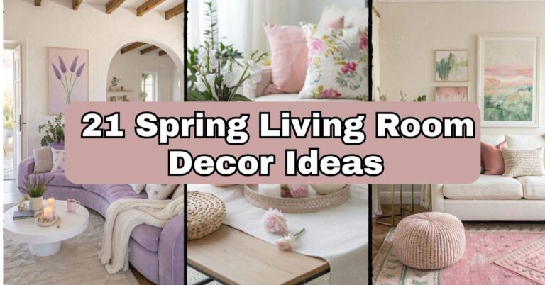 21 Spring Living Room Decor Ideas That’ll Transform Your Space This Season