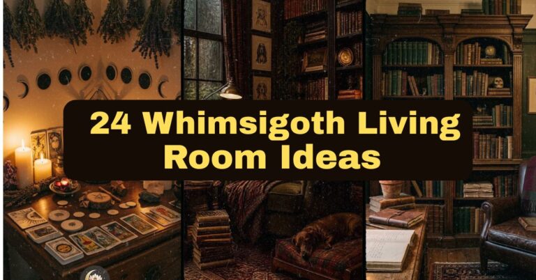 24 Whimsigoth Living Room Ideas That Blend Dark Romance With Boho Charm