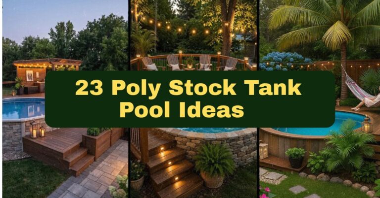 23 Poly Stock Tank Pool Ideas That Turn Your Backyard Into a Staycation