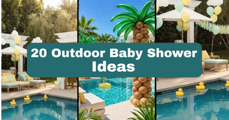 20 Outdoor Baby Shower Ideas That Will Blow Your Guests Away