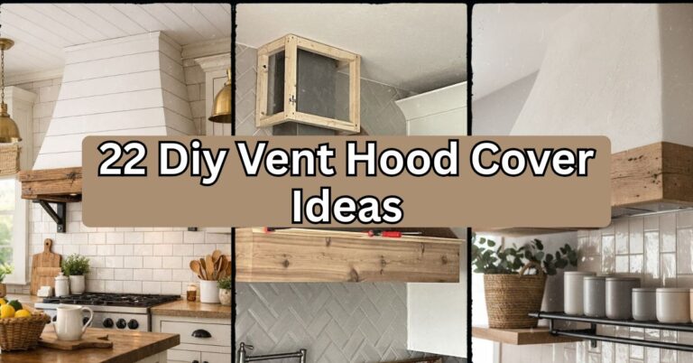 22 DIY Vent Hood Cover Ideas That’ll Transform Your Kitchen (Without Breaking the Bank)