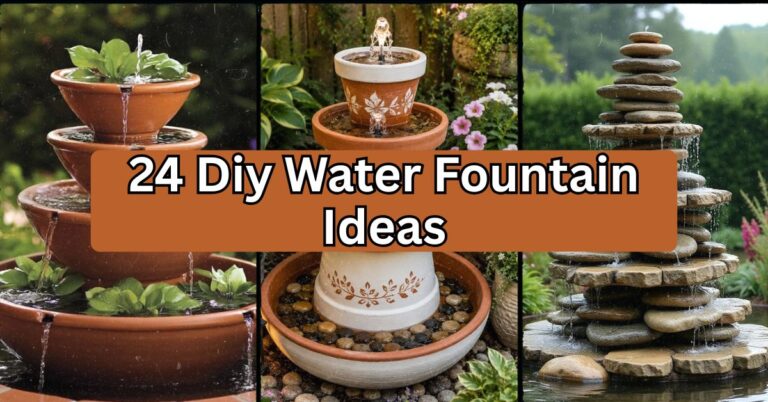 24 DIY Water Fountain Ideas That’ll Transform Your Backyard on a Budget