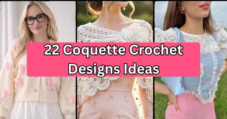 22 Coquette Crochet Designs Ideas That’ll Make You Fall in Love With Your Hook Again
