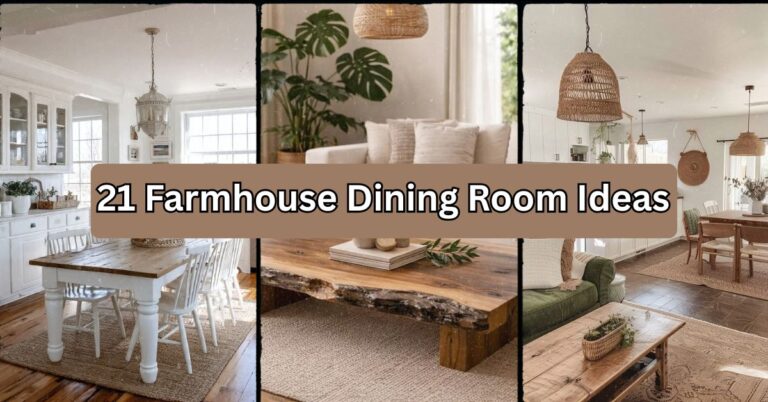 21 Farmhouse Dining Room Ideas