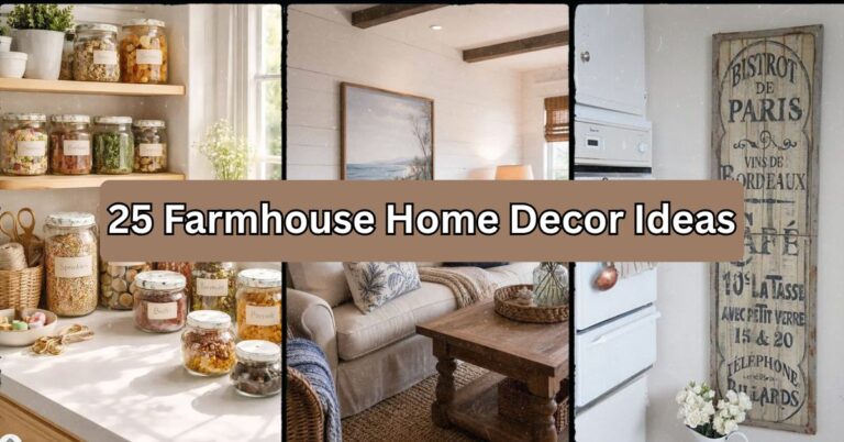 25 Farmhouse Home Decor Ideas That’ll Transform Your Space