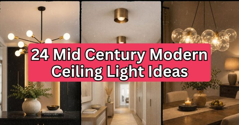 24 Mid Century Modern Ceiling Light Ideas That Actually Work