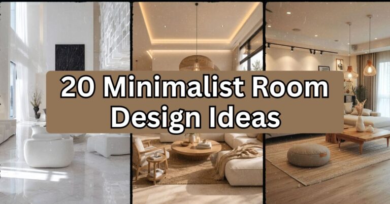 20 Minimalist Room Design Ideas That Actually Work