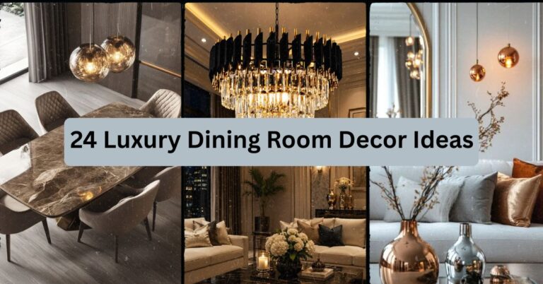 24 Luxury Dining Room Decor Ideas