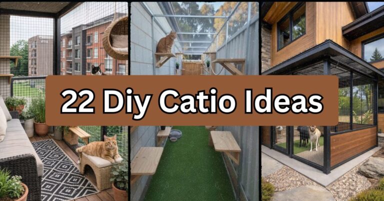 22 DIY Catio Ideas That’ll Turn Your Backyard Into a Cat Paradise