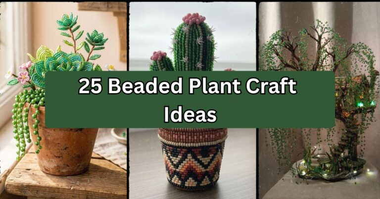 25 Beaded Plant Craft Ideas That Bring Nature Indoors (Without the Watering Can)