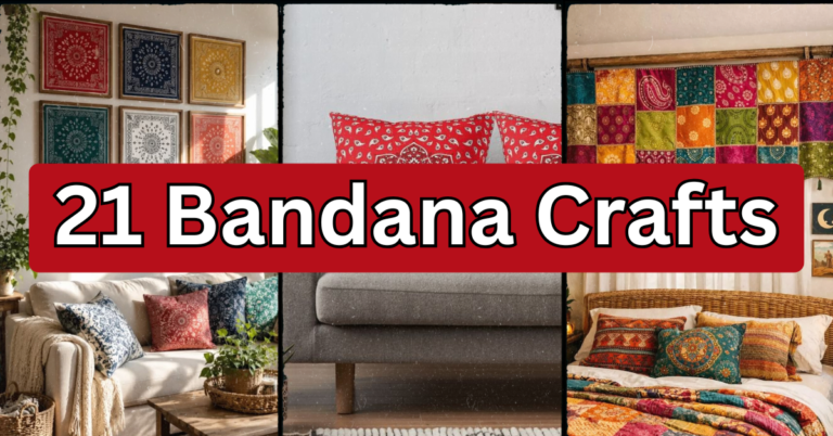 21 Bandana Crafts That Turn Scrap Fabric Into Home Decor Gold