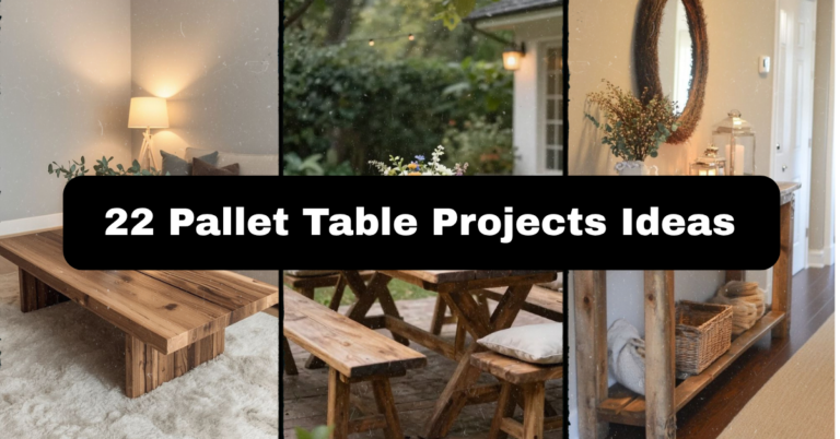 22 Pallet Table Projects Ideas That Turn Scrap Wood Into Stunning Furniture