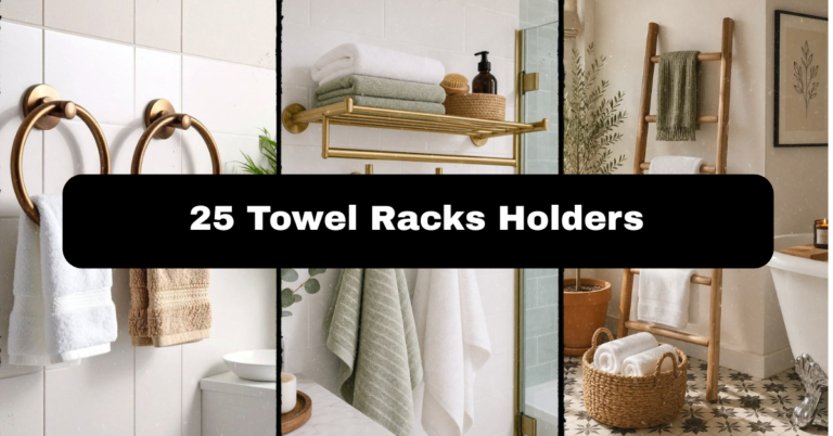 25 Towel Racks Holders That’ll Transform Your Bathroom Storage Game