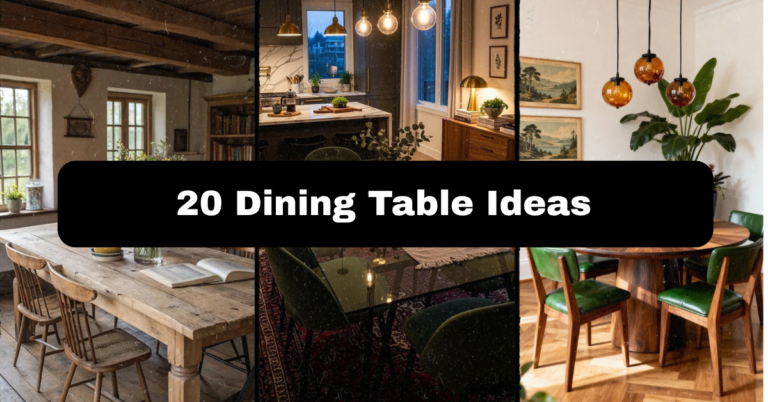 20 Dining Table Ideas That Will Transform Your Home