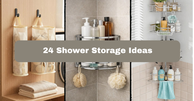 24 Shower Storage Ideas That Will Transform Your Cluttered Bathroom