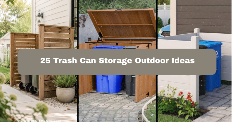 25 Trash Can Storage Outdoor Ideas That Actually Work