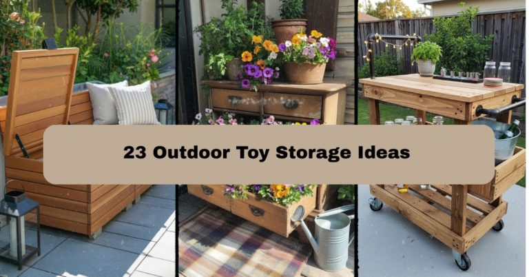 23 Outdoor Toy Storage Ideas That Actually Work