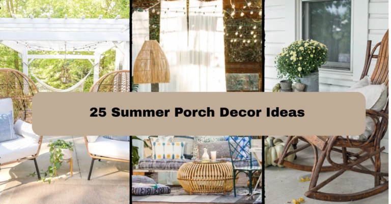 25 Summer Porch Decor Ideas